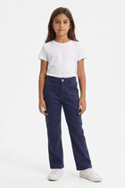 FLARED FIT CARGO PANTS FOR GIRLS