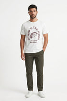 SLOGAN PRINT T-SHIRT FOR MEN