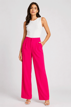 PLEATED WIDE LEG TROUSERS FOR WOMEN