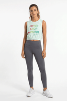 ACTIVEWEAR SLOGAN PRINT ACTIVE TANK TOP FOR WOMEN