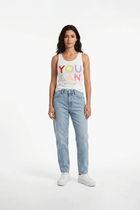ACTIVEWEAR SLOGAN PRINT TANK TOP FOR WOMEN