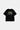 Oversized  T-Shirt For Women - Black Front side