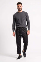 DRAWSTRING REGULAR FIT PANTS FOR MEN MEME
