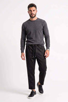 DRAWSTRING REGULAR FIT PANTS FOR MEN MEME