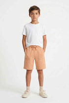 DRAWSTRING SHORTS WITH PATCH POCKETS FOR BABY BOY MEME