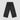 Dark Wash Wide Leg Denim Jeans For Girl - Black Front Side