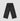 Dark Wash Wide Leg Denim Jeans For Girl - Black Front Side
