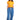 Solid Shirt For Girl - Tangerine Model Front Pose
