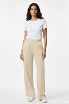 SATIN WIDE LEG TROUSERS FOR WOMEN