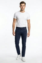 Slim-Fit Chino Trouser For Men - Navy - MEME