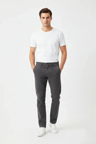 Regular-Fit Chino Trouser For Men - Black Eel - New Arrival - MEME