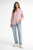 POCKET BUTTON DOWN SHIRT FOR WOMEN