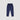 Paper Bag Denim Jeans For Girl - Dark Blue back Side