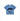 Patch Work Graphic T-Shirt For Baby Boy - Blue Front Side