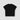 Solid T-Shirt For Girl - Black Back Side