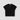 Solid T-Shirt For Girl - Black Front Side