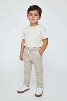 WAFFLE KNIT TROUSERS FOR BABY BOYS