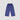 Wide Leg Trouser For Girl - Navy Back Side