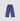 Wide Leg Trouser For Girl - Navy Front Side
