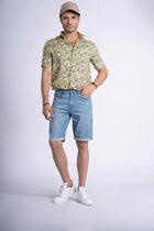 Denim Short For Men - Light Blue - MEME