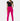 Chinos Trouser For Women - Pink Model Front Side