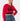 Printed Long Sleeve T-Shirt For Women - Cherry Red Model Front Pose