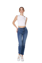 Regular Jeans For Women - Mid Blue - MEME