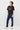 Dark Wash Textured Jeans