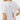 Solid Crop Top With Waist Drawstring