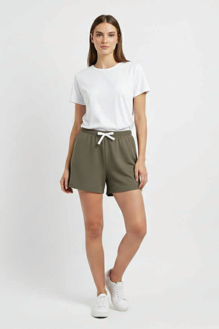 RIBBED SHORTS FOR WOMEN