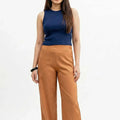 Flared Trouser For Women - Brown - MEME