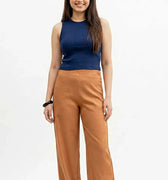 Flared Trouser For Women - Brown - MEME