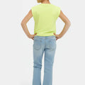 Graphic T-Shirt For Girl - Sunny Yellow - MEME