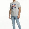 Printed T-Shirt For Men - Heather Grey - MEME