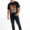 Printed T-Shirt For Men - Black - MEME