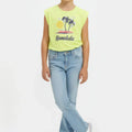 Graphic T-Shirt For Girl - Sunny Yellow - MEME