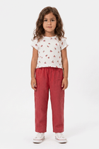 TEXTURED PULL-ON PANTS FOR BABY GIRLS