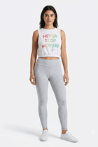 ACTIVEWEAR SLOGAN PRINT TANK TOP FOR WOMEN