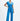 Velvet Jumpsuit For Women - BLUE - MEME