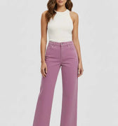 Wide Leg Trouser For Women - Purple - MEME