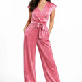 Velvet Jumpsuit For Women - Deep Blush - MEME