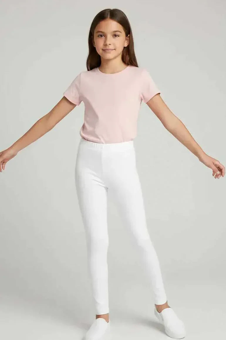 Solid Legging For Girl - White - MEME