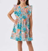Printed Blouse For Girl - Green - MEME