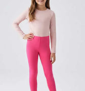 Solid Legging For Girl - Hot Pink - MEME