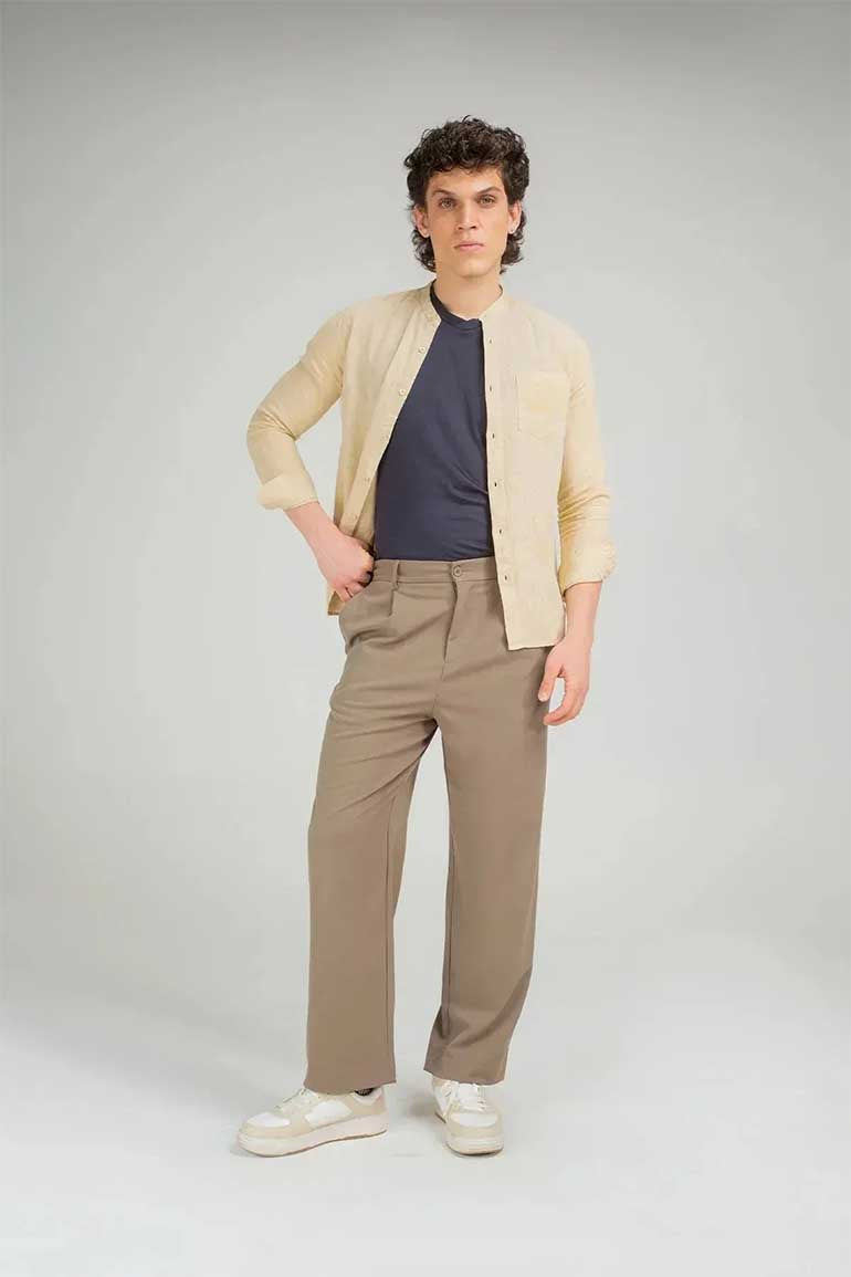 SOLID SHIRT FOR MEN