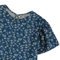 Frills Printed T-Shirt for Girl - Nile Blue - MEME