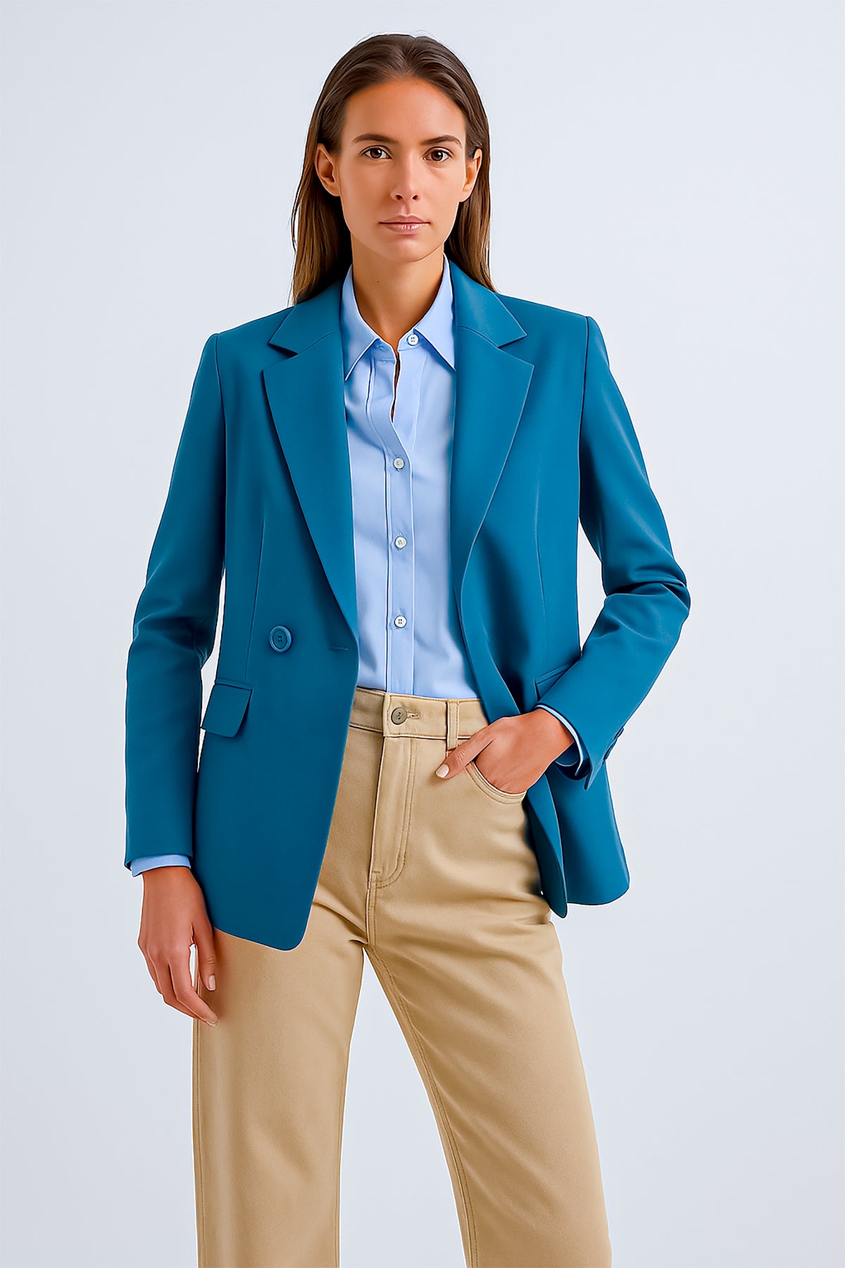 Amedea Blazer For Women - Blue
