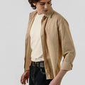 Check Shirt For Men - Rose Fog - MEME