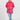 Solid Shirt For Girl - Hot Pink - MEME