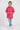 Solid Shirt For Girl - Hot Pink - MEME